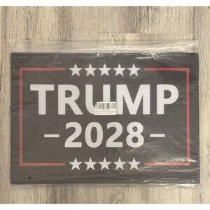Trump 2028 Yard Sign Political Campaign Sign Corrugated Plastic 18x12 New